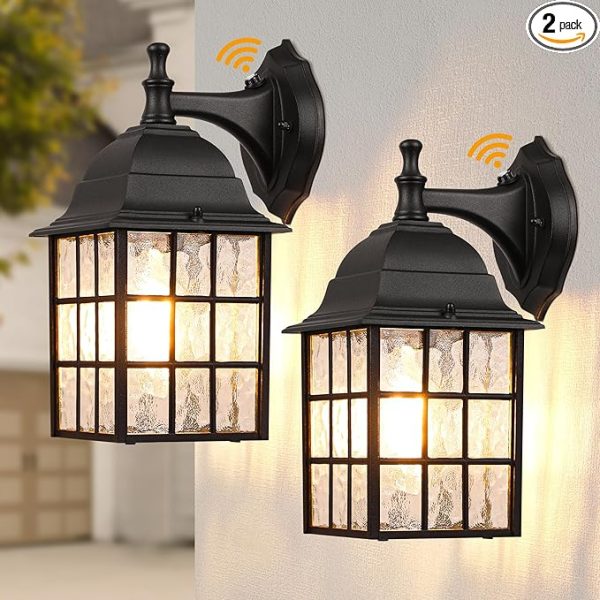 Dusk to Dawn Waterproof Outdoor Light Fixture for Exterior Walls 1