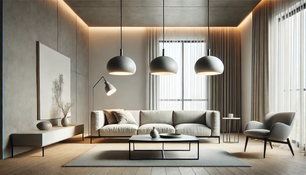 Go Minimalist With Sleek Living Room Pendant Ideas - 04