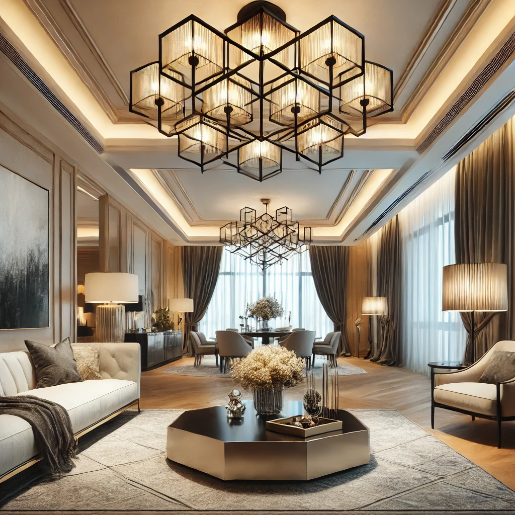 Illuminate Your Living Room With Chandeliers - 01