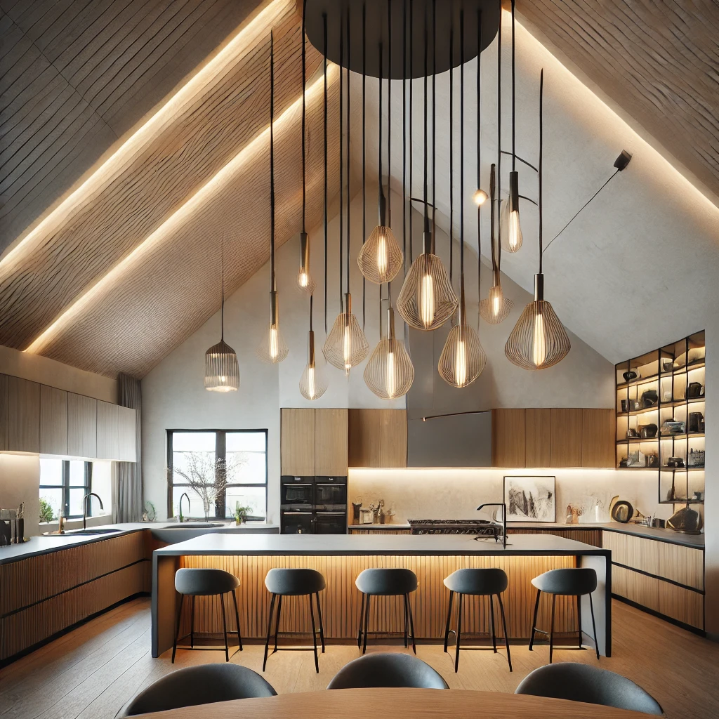 Modern Sloped Ceiling Kitchen - 03