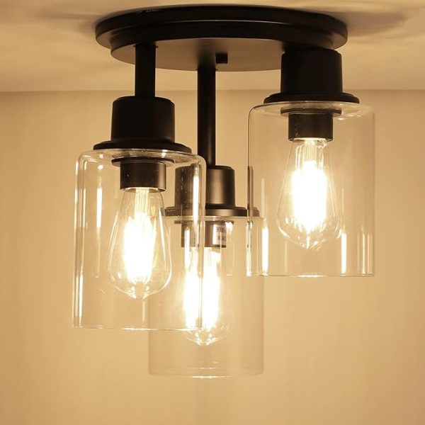 Semi Flush Light Ceiling Fixture for Modern Interiors 5