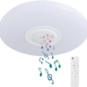 Smart Waterproof LED Ceiling Light with Bluetooth Speaker 1